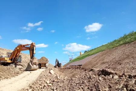 Postępy prac na budowie drogi ekspresowej S19 Babica - Jawornik