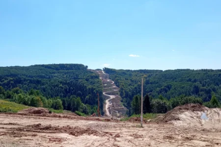 Postępy prac na budowie drogi ekspresowej S19 Babica - Jawornik