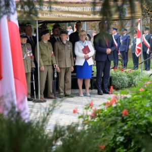 Uczestnicy obchodów 85. rocznicy utworzenia Polskiego Państwa Podziemnego