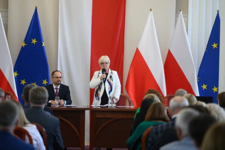 uczestnicy spotkania z BGK