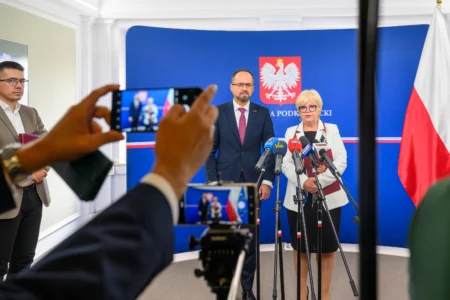 uczestnicy spotkania z BGK