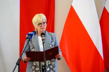 Uczestnicy uroczystości wręczenia odznaczeń państwowych