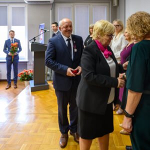 Uczestnicy jubileuszu Państwowej Inspekcji Sanitarnej na Podkarpaciu