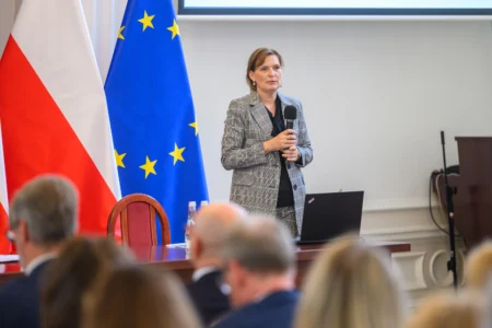 uczestnicy spotkania z BGK