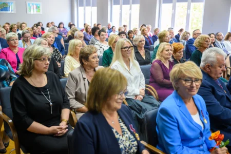 Uczestnicy jubileuszu Państwowej Inspekcji Sanitarnej na Podkarpaciu