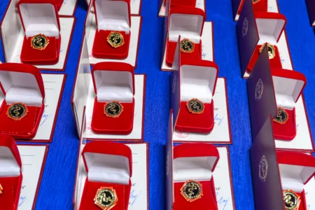 Uczestnicy jubileuszu Państwowej Inspekcji Sanitarnej na Podkarpaciu