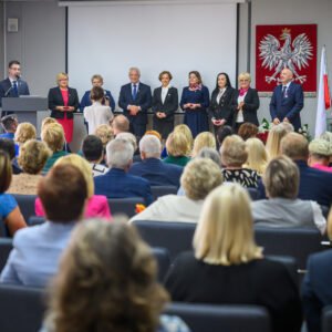 Uczestnicy jubileuszu Państwowej Inspekcji Sanitarnej na Podkarpaciu