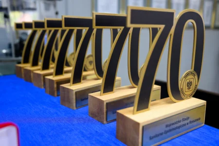 Uczestnicy jubileuszu Państwowej Inspekcji Sanitarnej na Podkarpaciu