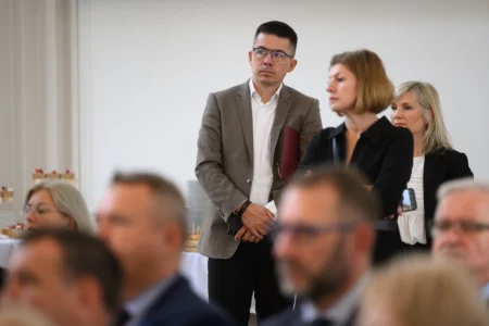 uczestnicy spotkania z BGK