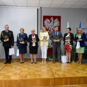 Uczestnicy jubileuszu Państwowej Inspekcji Sanitarnej na Podkarpaciu