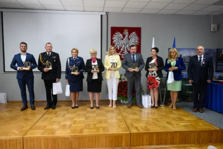 Uczestnicy jubileuszu Państwowej Inspekcji Sanitarnej na Podkarpaciu