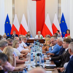 Uczestnicy konferencji z udziałem minister Katarzyny Pałczyńskiej-Nałęcz