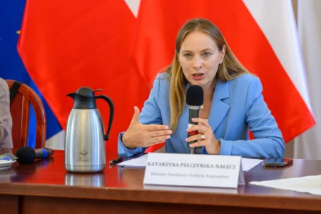 Uczestnicy konferencji z udziałem minister Katarzyny Pałczyńskiej-Nałęcz