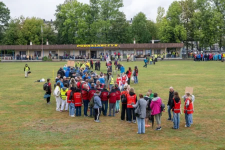 Uczestnicy olimpiady wojewódzkiej dla osób z niepełnosprawnością