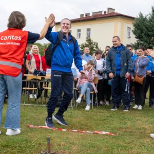 Uczestnicy olimpiady wojewódzkiej dla osób z niepełnosprawnością