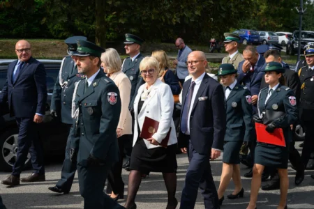 Uczestnicy obchodów Dnia Krajowej Administracji Skarbowej