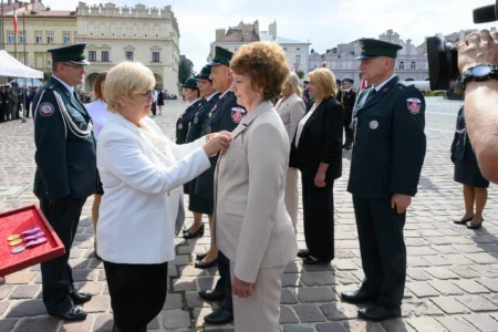 Uczestnicy obchodów Dnia Krajowej Administracji Skarbowej