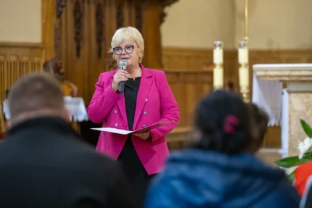 Uczestnicy olimpiady wojewódzkiej dla osób z niepełnosprawnością