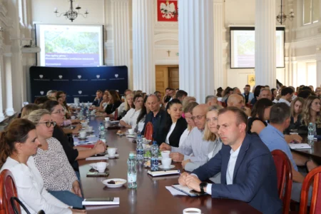 Uczestnicy konferencji szkoleniowe w Podkarpackim Urzędzie Wojewódzkim w Rzeszowie
