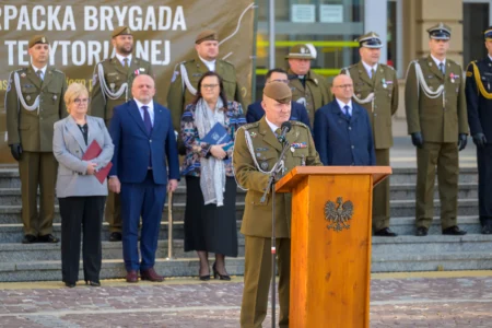 Uczestnicy przysięgi wojskowej