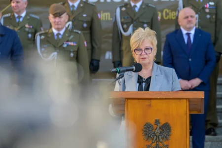 Uczestnicy przysięgi wojskowej