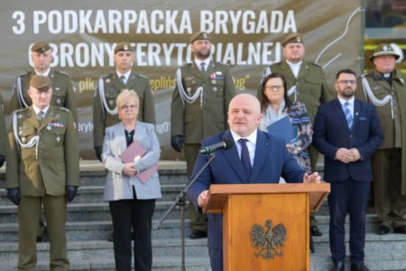 Uczestnicy przysięgi wojskowej