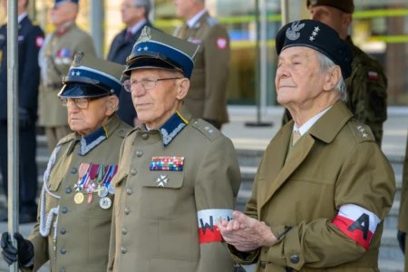 Uczestnicy przysięgi wojskowej