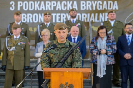 Uczestnicy przysięgi wojskowej