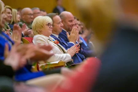 Uczestnicy inauguracji na Uniwersytecie Rzeszowskim