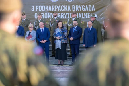 Uczestnicy przysięgi wojskowej