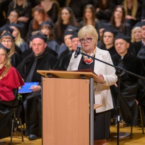 Uczestnicy inauguracji na Uniwersytecie Rzeszowskim