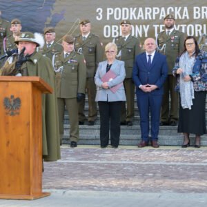 Uczestnicy przysięgi wojskowej