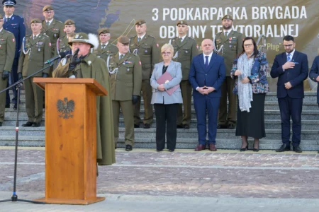 Uczestnicy przysięgi wojskowej