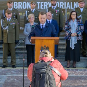 Uczestnicy przysięgi wojskowej