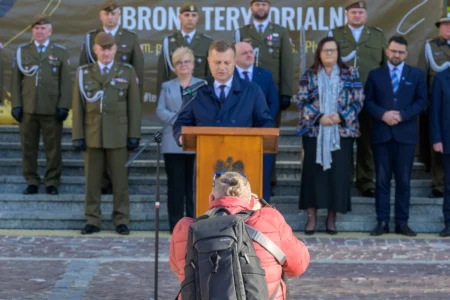 Uczestnicy przysięgi wojskowej