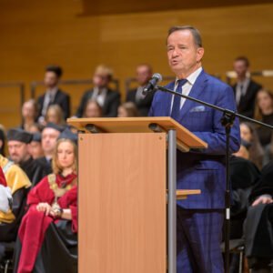 Uczestnicy inauguracji na Uniwersytecie Rzeszowskim