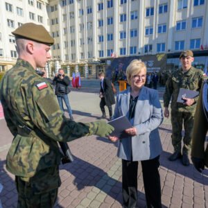 Uczestnicy przysięgi wojskowej