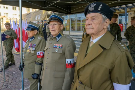 Uczestnicy przysięgi wojskowej