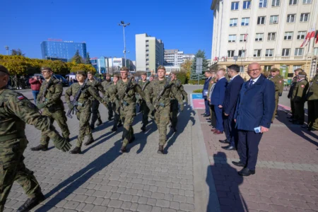 Uczestnicy przysięgi wojskowej