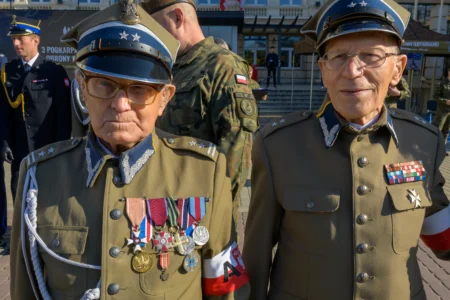 Uczestnicy przysięgi wojskowej