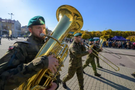 Uczestnicy przysięgi wojskowej