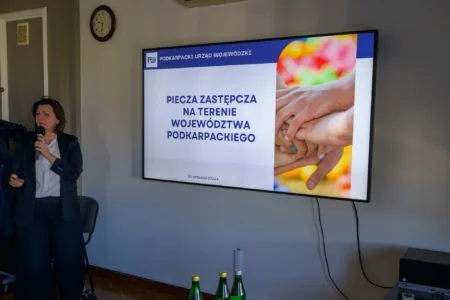 Uczestnicy spotkania w sprawie pieczy zastepczej