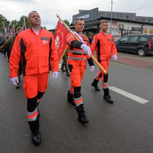 Uczestnicy Wojewódzkich Obchodów Dnia Ratownictwa Medycznego