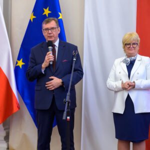 Uczestnicy uroczystości z okazji Narodowego Święta Niepodległości