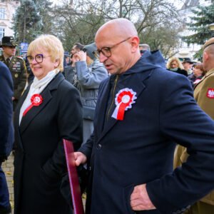 Uczestnicy obchodów Narodowego Święta Niepodległości w Rzeszowie