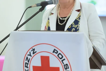 Uczestnicy uroczystości z okazji Dni Honorowego Krwiodawstwa