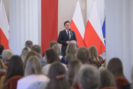 Uczestnicy konferencji na temat cyberbezpieczeństwa