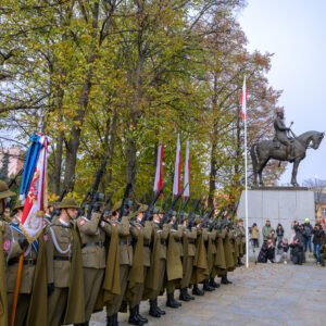 Uczestnicy obchodów Narodowego Święta Niepodległości w Rzeszowie