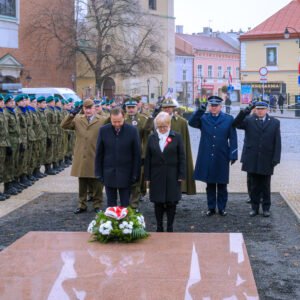 Uczestnicy obchodów Narodowego Święta Niepodległości w Rzeszowie