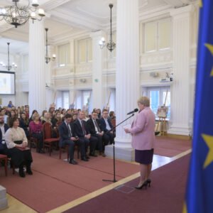 Uczestnicy konferencji na temat cyberbezpieczeństwa